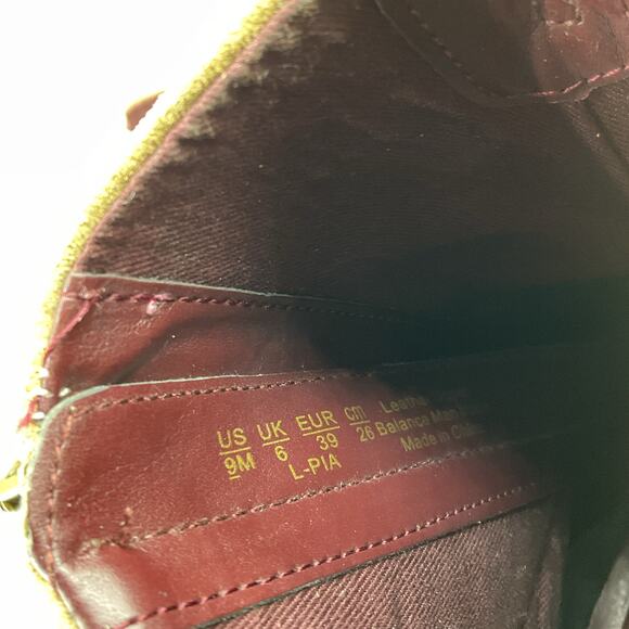 Franco Sarto Women’s Pia Leather Zipper Ankle Boots Tan Size 9M - Picture 6 of 11